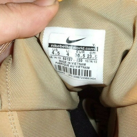 TAN CANVAS NIKE TACTICAL BOOTS 4.5 21BI200 main image 9